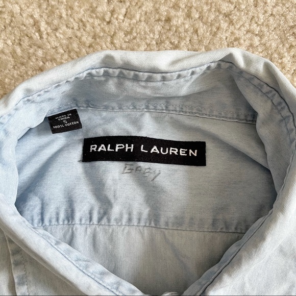 Ralph Lauren Black Label Chambray Button-up - Picture 2 of 13